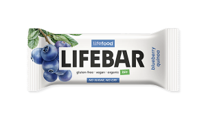 Lifebar - Blaubeere Quinoa von Lifefood, Premium-Rohkostqualität